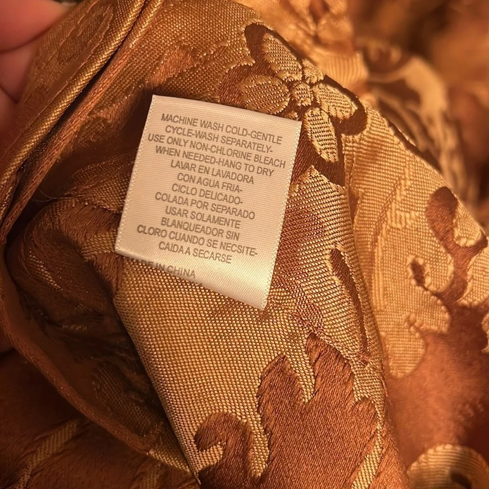 Croscill Home Curtains beautiful & rich! Color is rust & gold